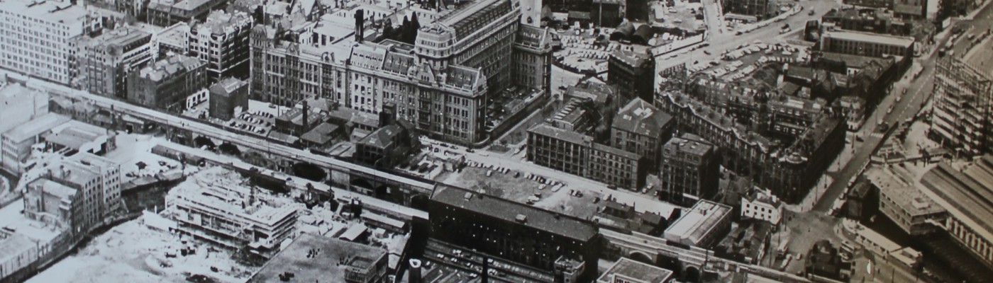 North Campus old photograph aerial view