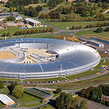 Aerial view of the Diamond Light Source building